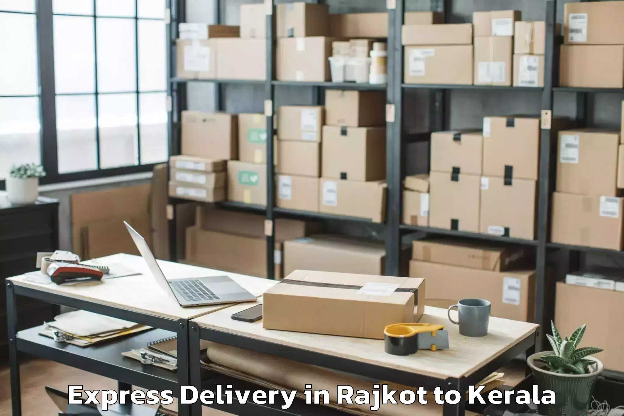 Affordable Rajkot to Angamaly Express Delivery